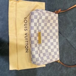 Louis Vuitton Favorite MM Damier Azur monogram crossbody